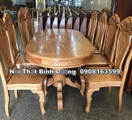 Bộ bàn gỗ 8 ghế