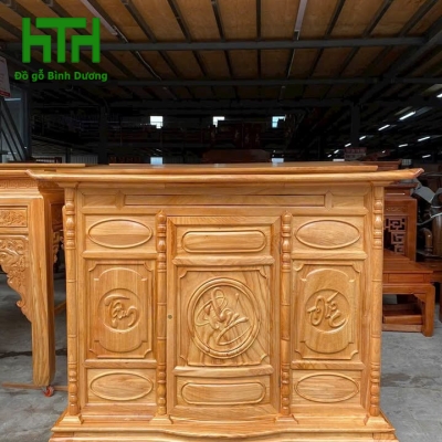 TỦ THỜ GÕ ĐỎ 100% 1M27 